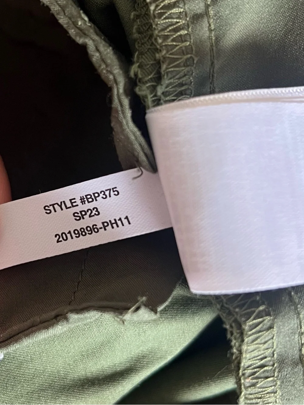 J. Crew Kate 2023 Straight Leg Chino Cuffed Pants Size 6P Utility Green